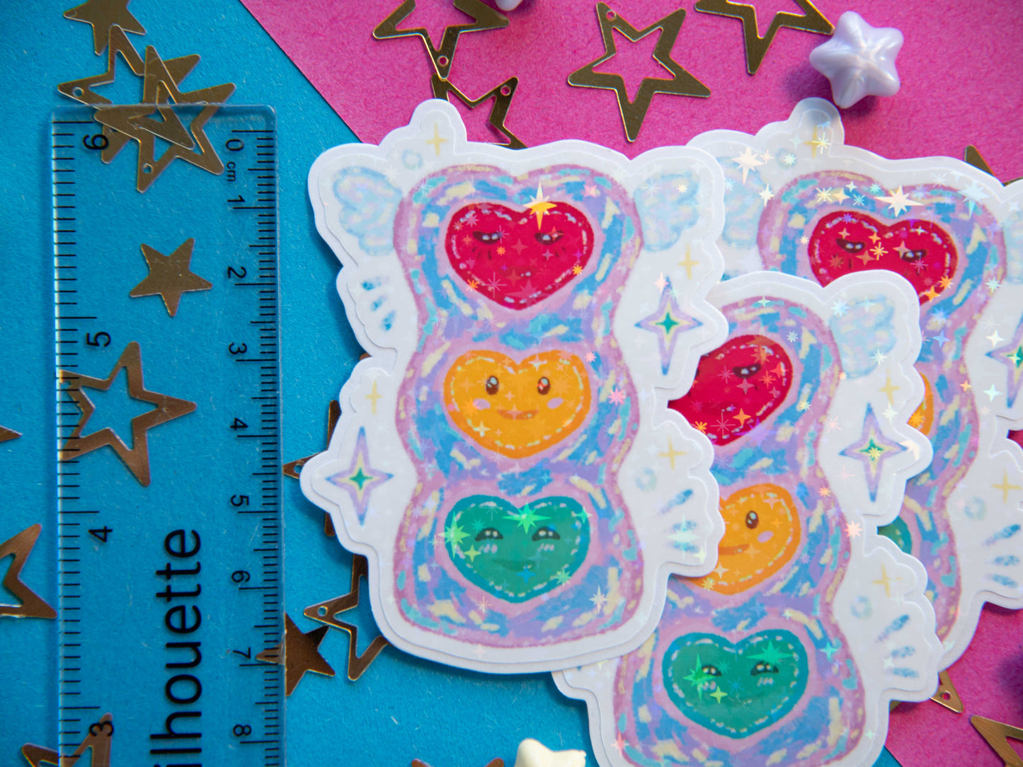 Iris Hearts - Holo Sticker