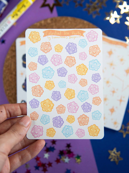 Celestial Tea Party - Journal Stickers Set