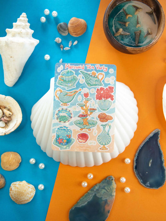 Mermaid Tea Party - Sticker Sheet