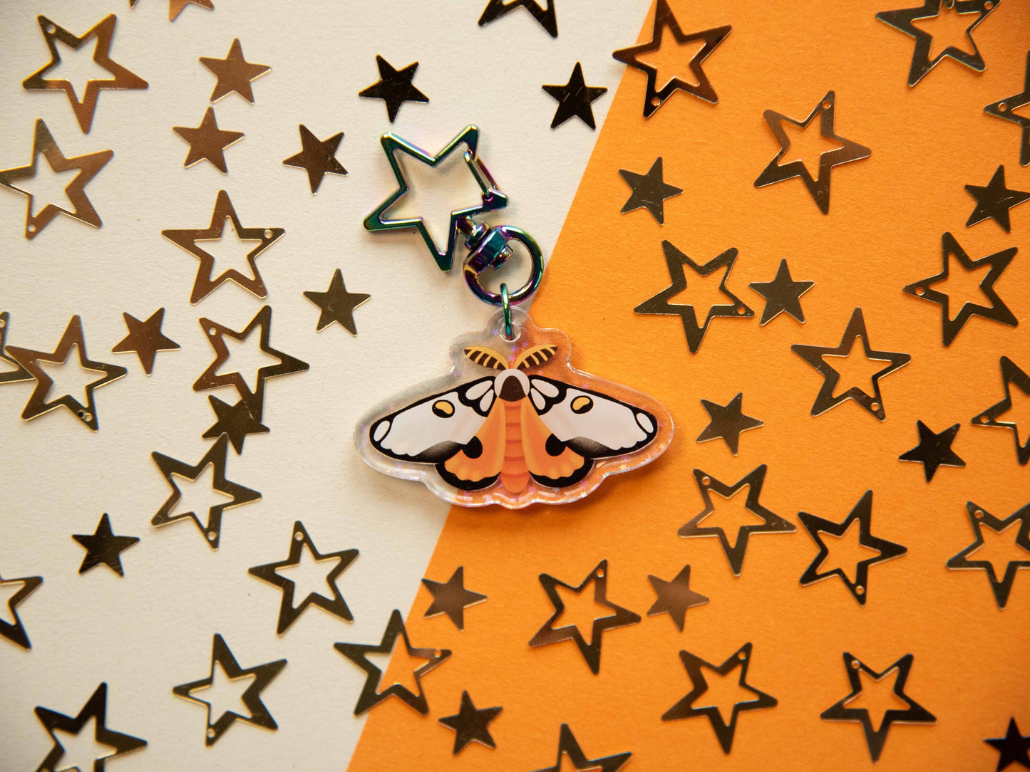 Electra Buckmoth - Acrylic Keychain