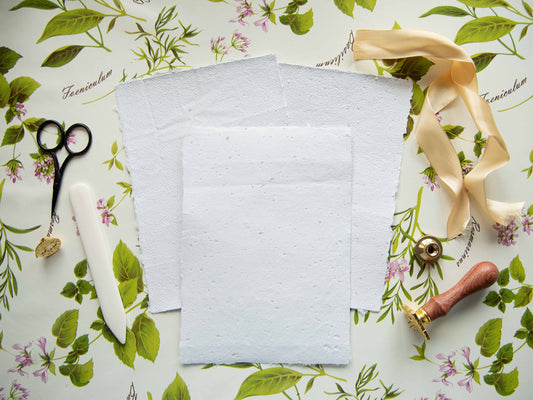 Speckled Handmade Paper - 3 Sheets Set