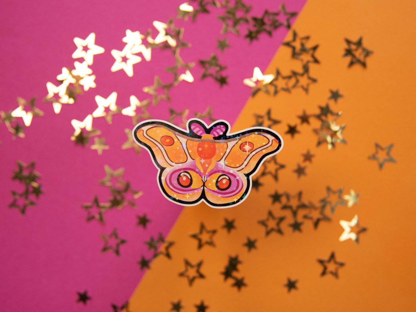 Magical Moths - Holo Stickers