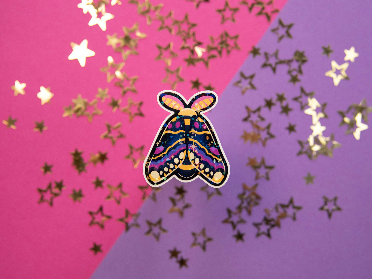 Magical Moths - Holo Stickers