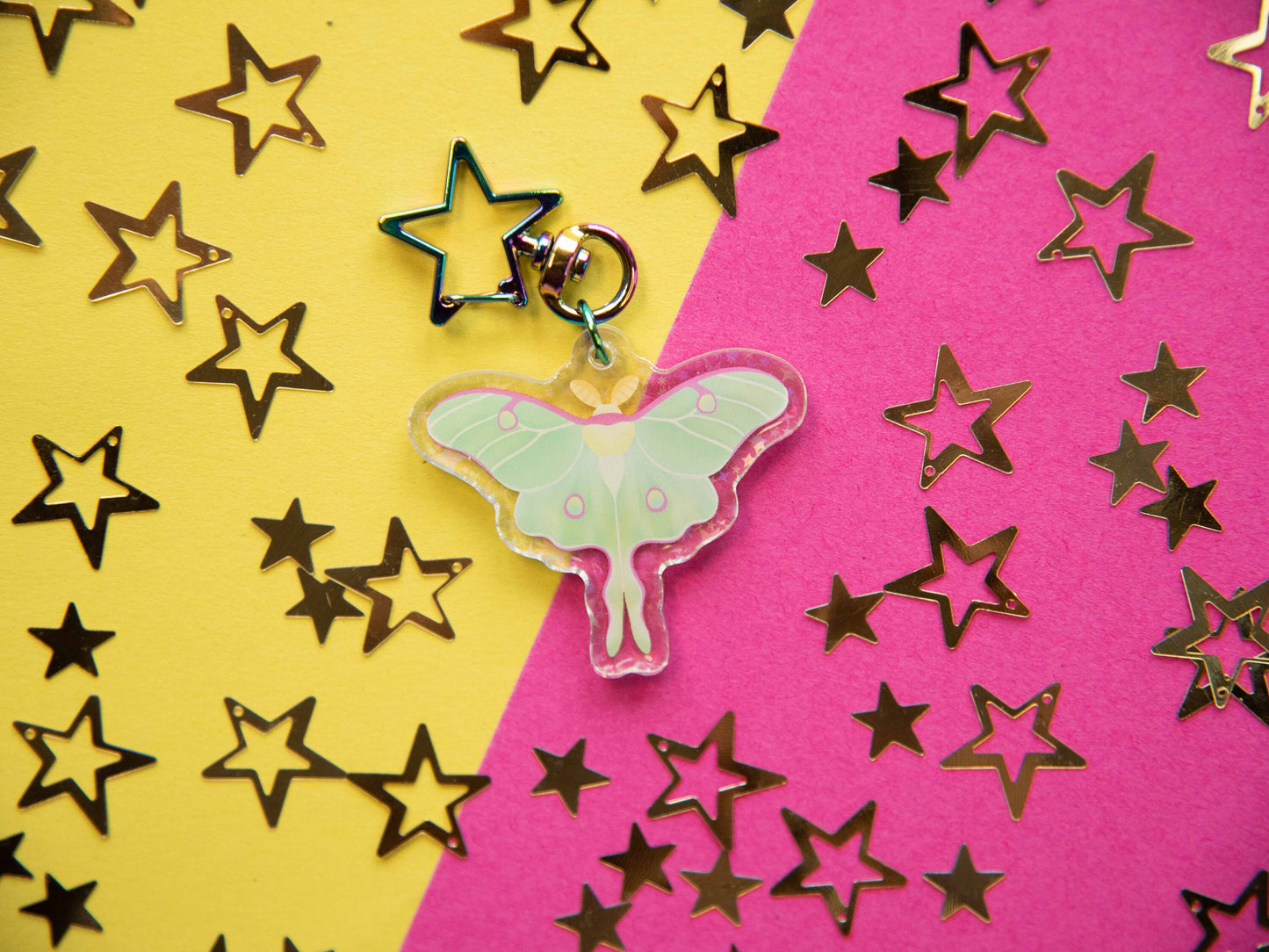 Moon Moth - Acrylic Keychain