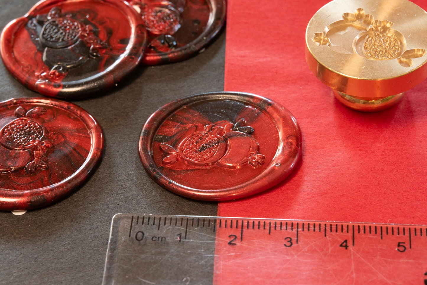 Pomegranate - Handmade Wax Seals