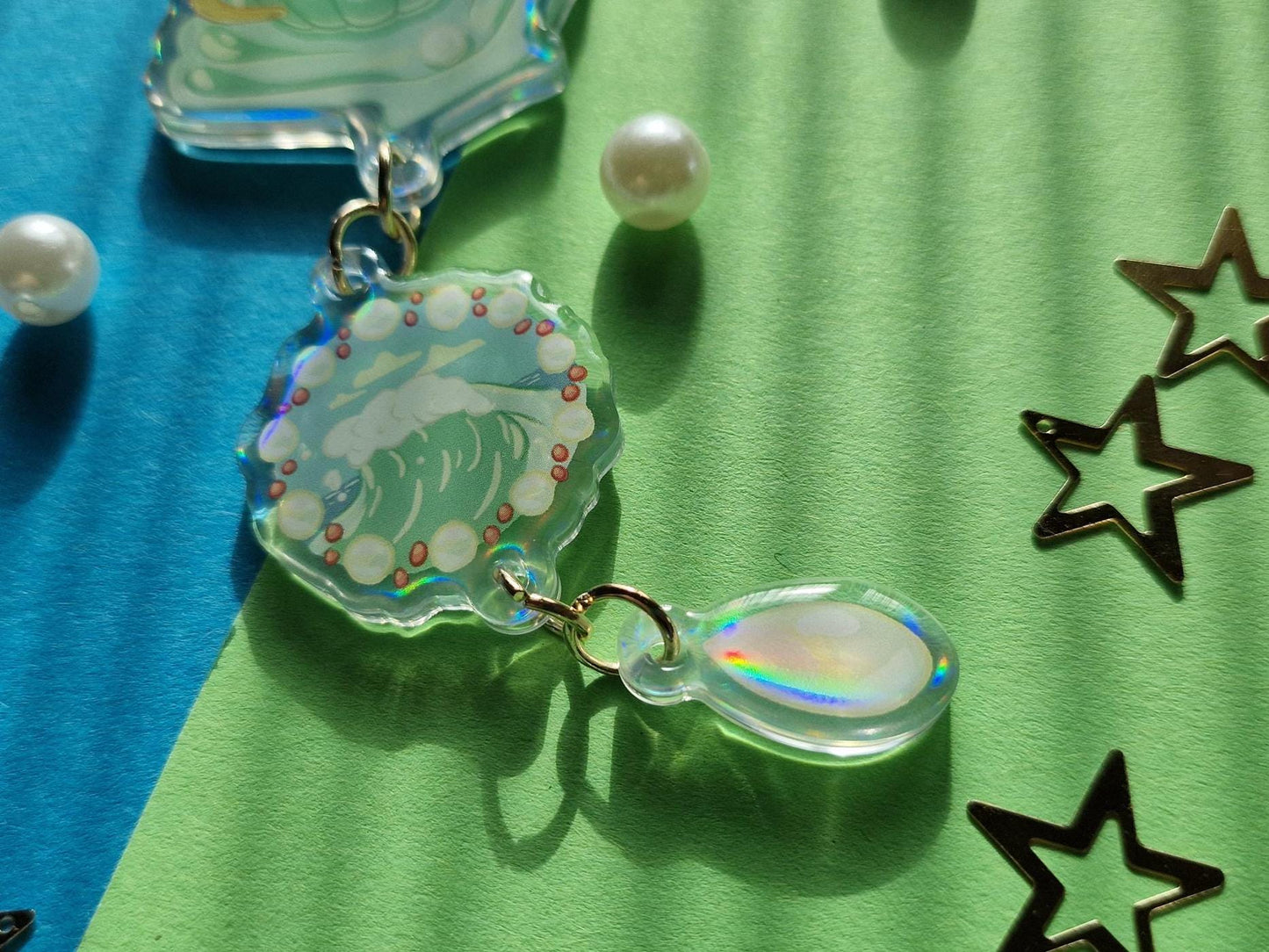 Mermaid Tea - Linked Acrylic Keychain