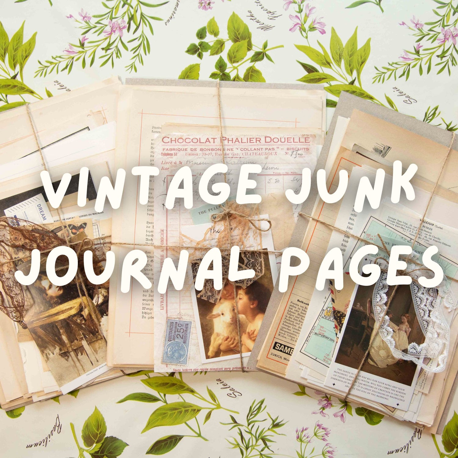 Vintage Junk Journal Pages