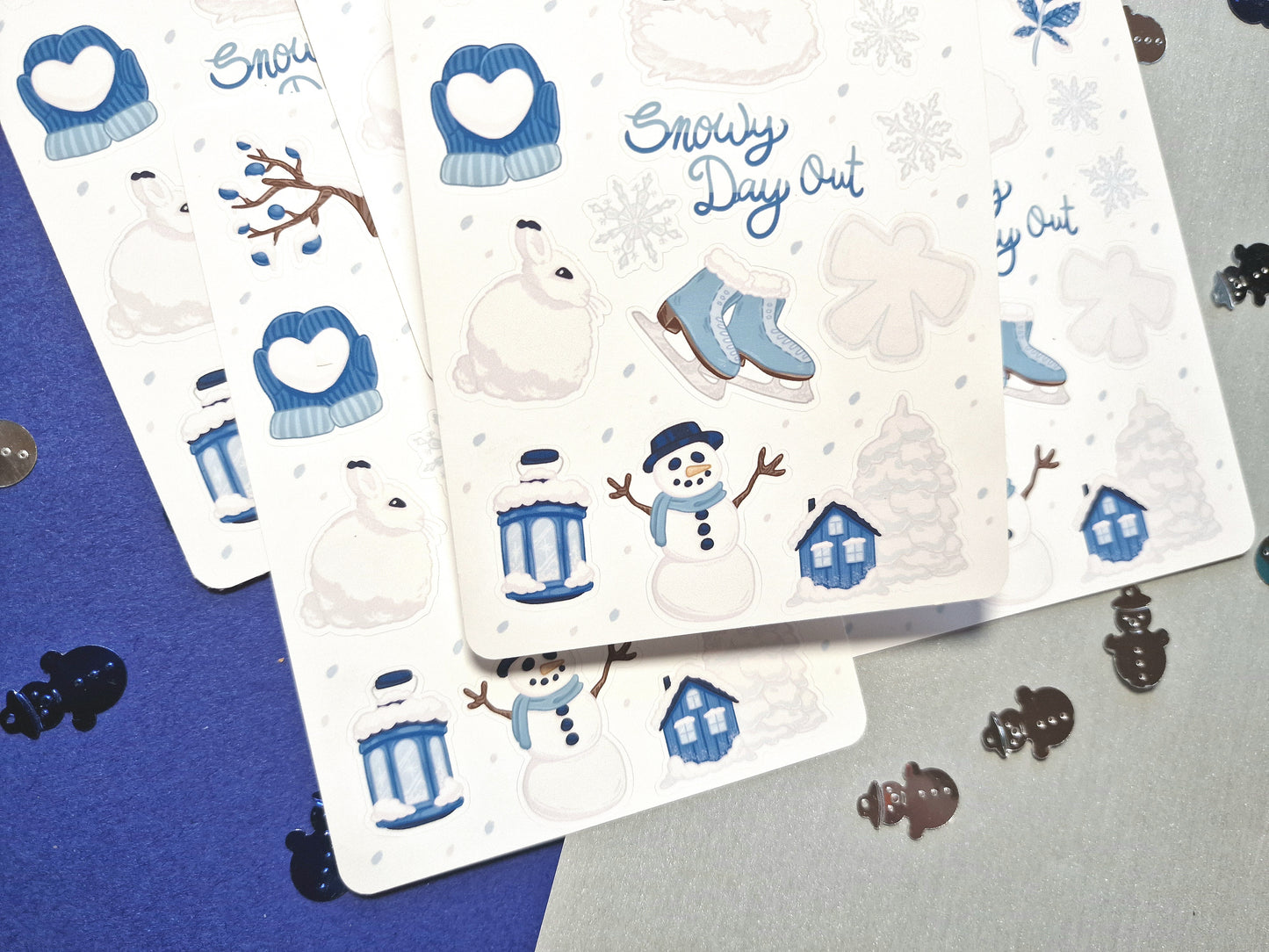 Snowy Day Out - Sticker Sheet
