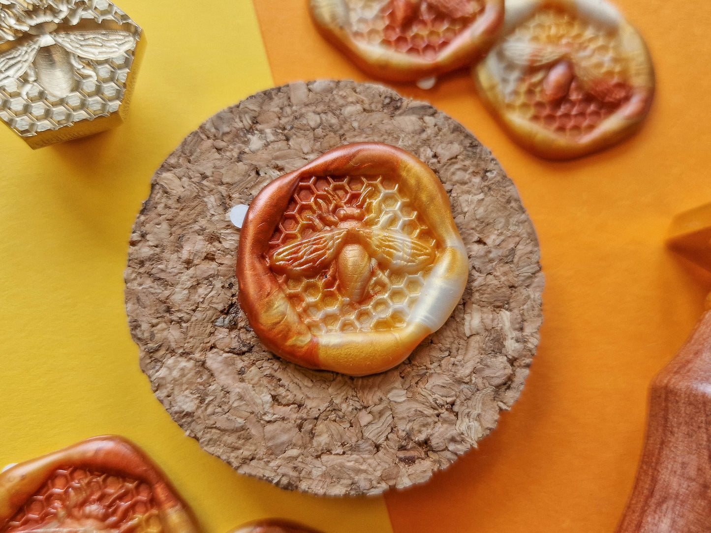 Golden Bee - Wax Seals