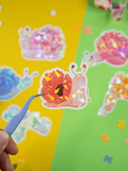 Garden Snails - Holo Stickers