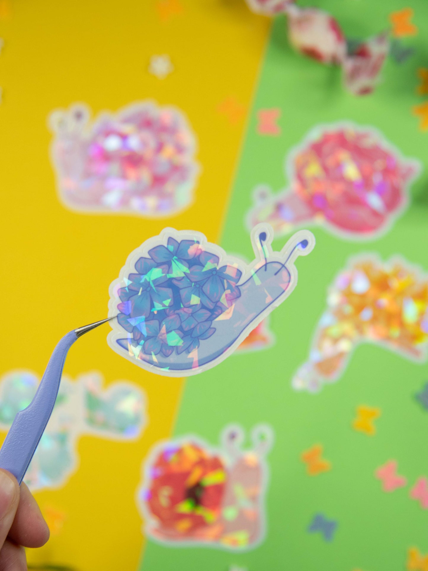 Garden Snails - Holo Stickers