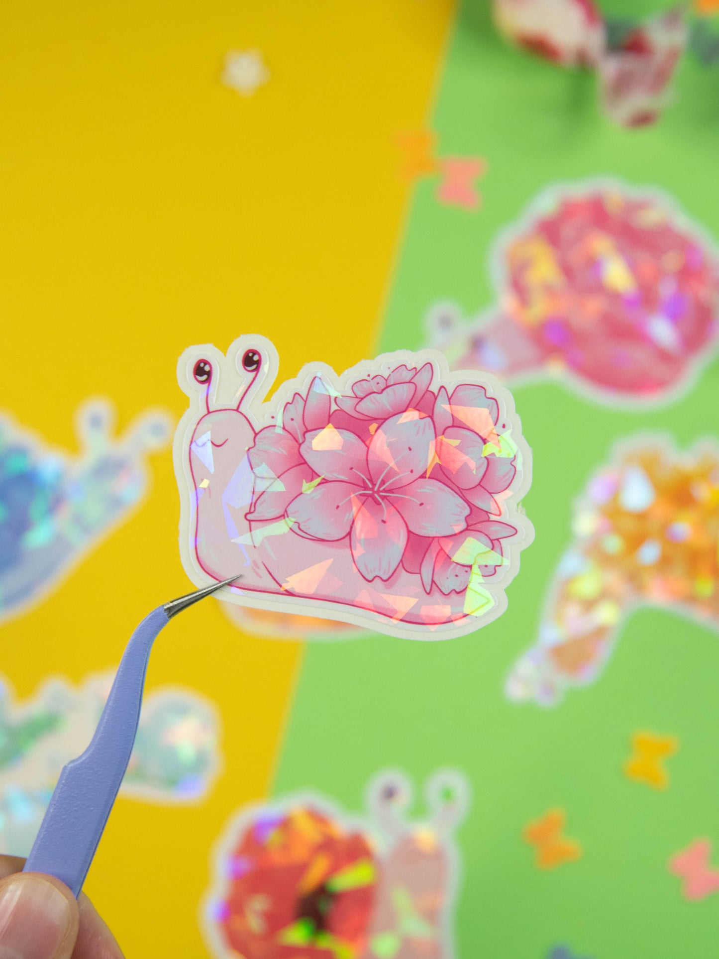 Garden Snails - Holo Stickers