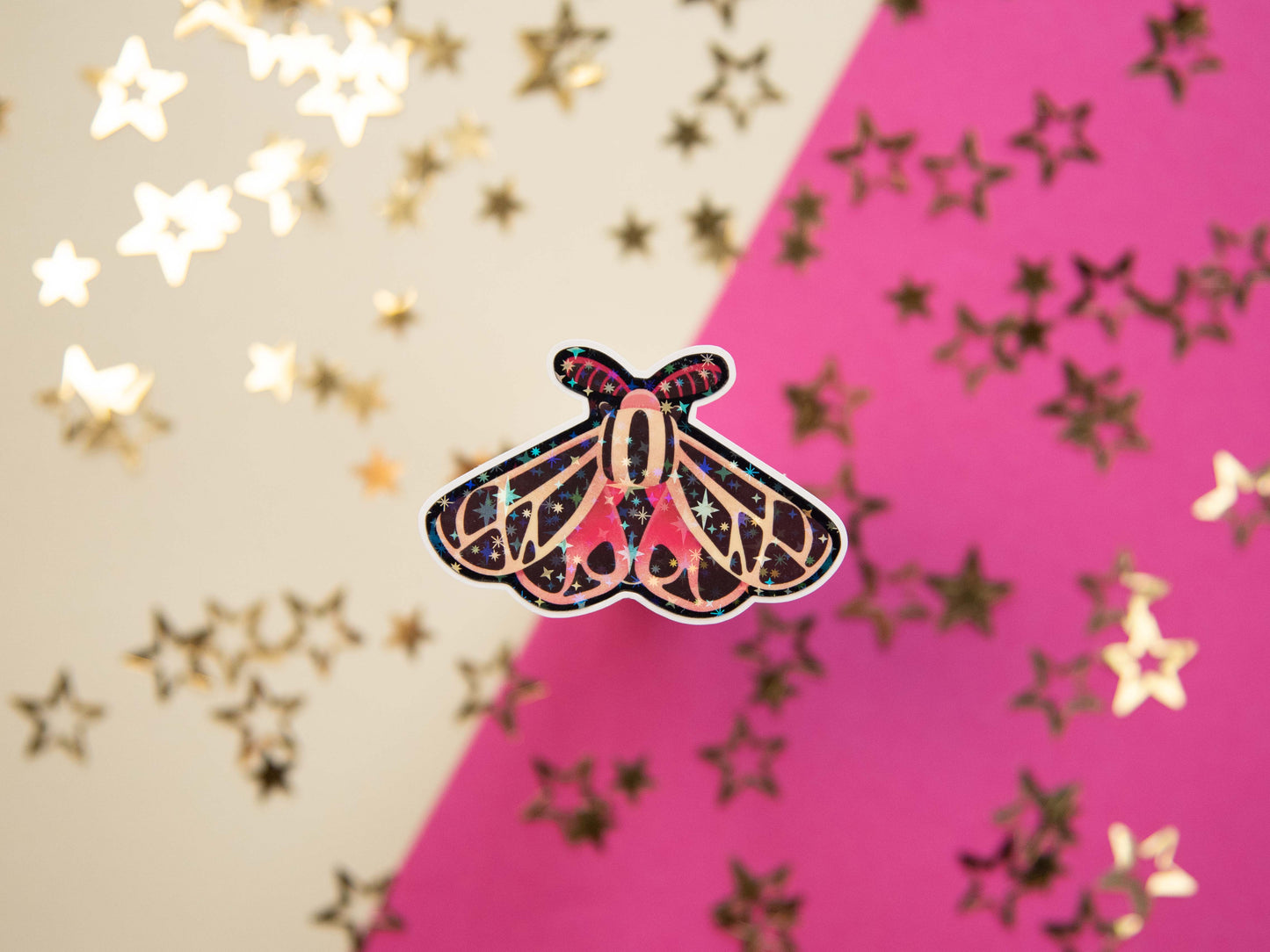 Magical Moths - Holo Stickers
