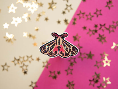 Magical Moths - Holo Stickers