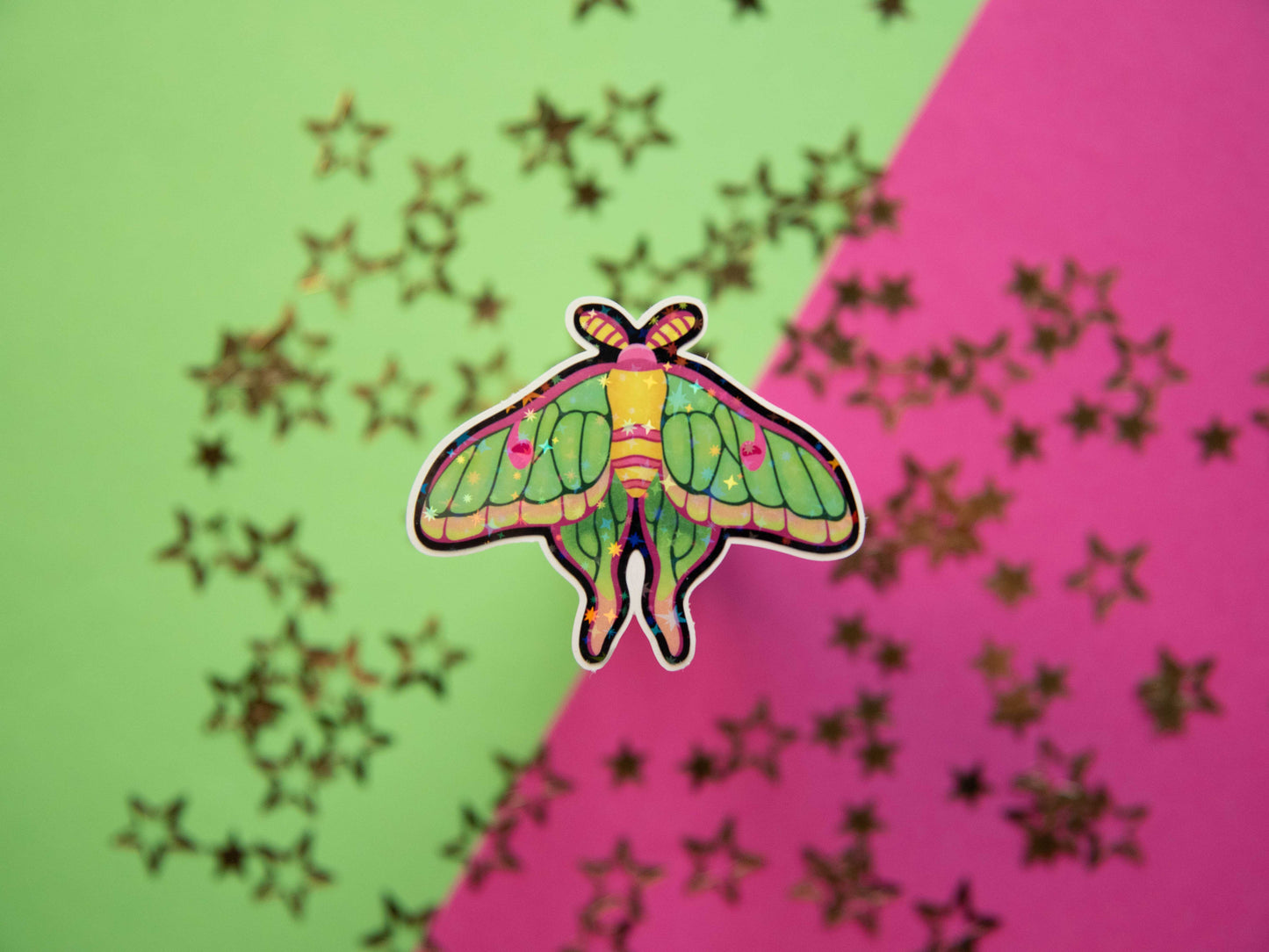 Magical Moths - Holo Stickers