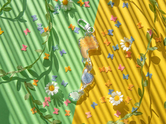 Garden Snails - Linked Acrylic Keychain