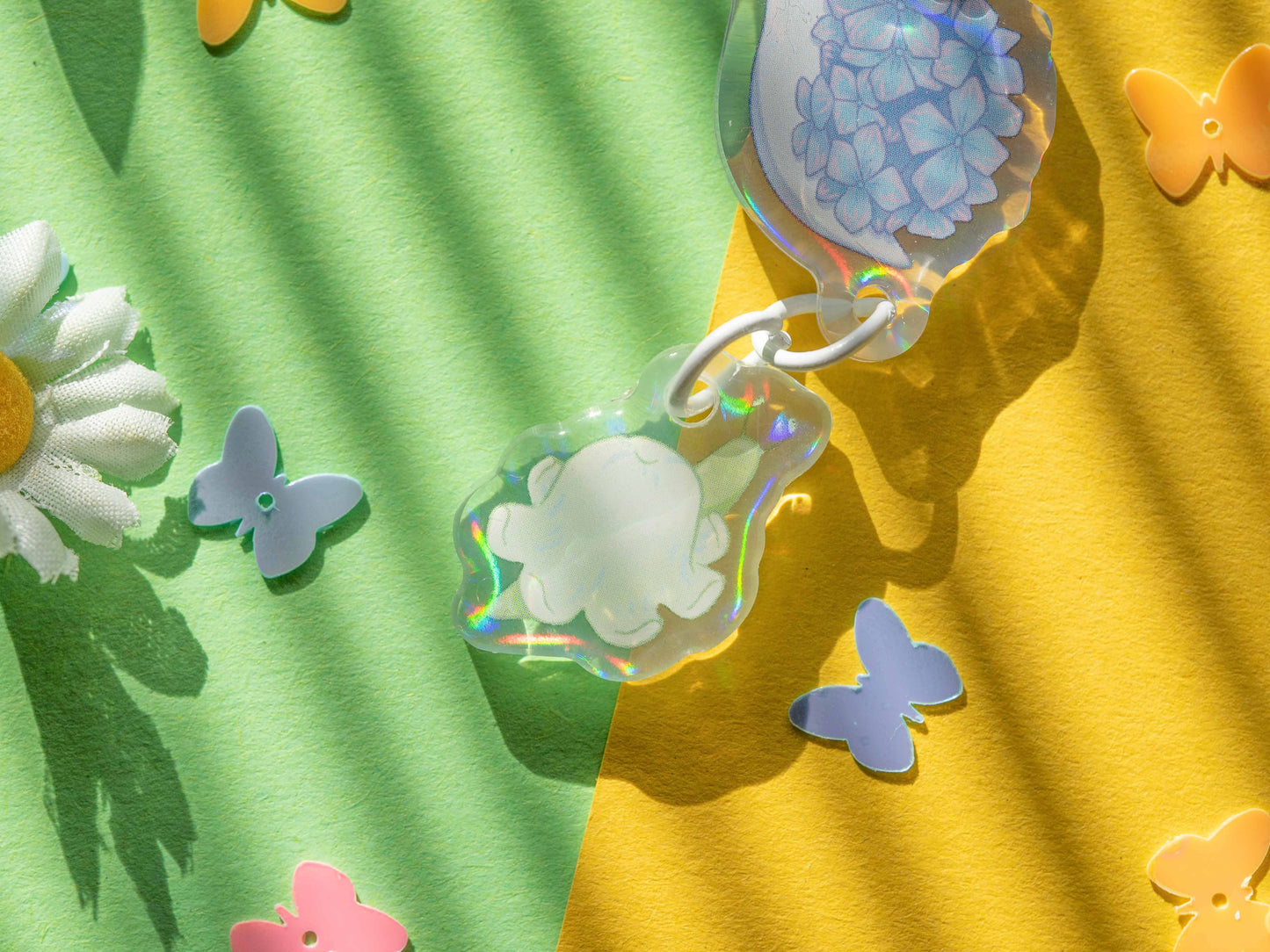 Garden Snails - Linked Acrylic Keychain