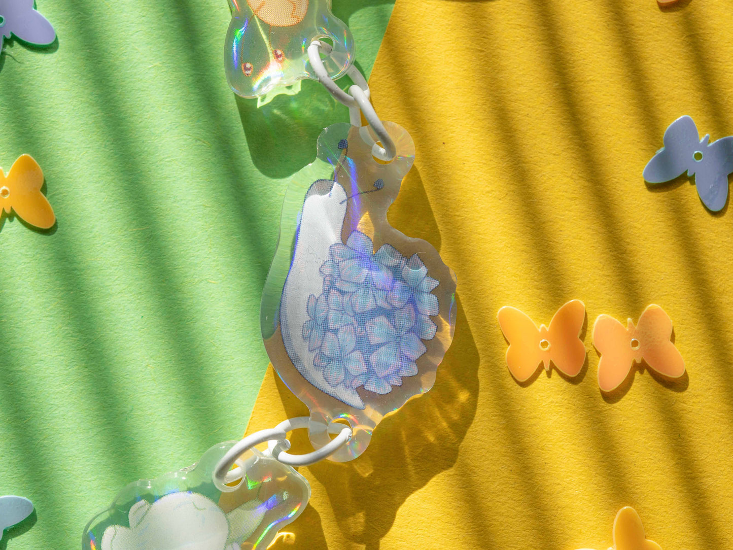 Garden Snails - Linked Acrylic Keychain