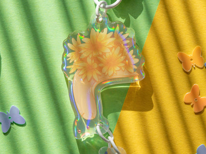 Garden Snails - Linked Acrylic Keychain