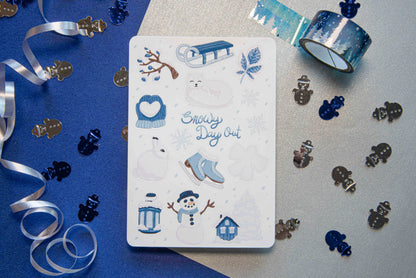Snowy Day Out - Sticker Sheet