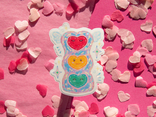 Iris Hearts - Holo Sticker