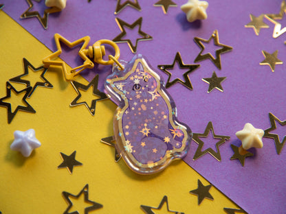 Artemis the Lilac Cat - Acrylic Keychain