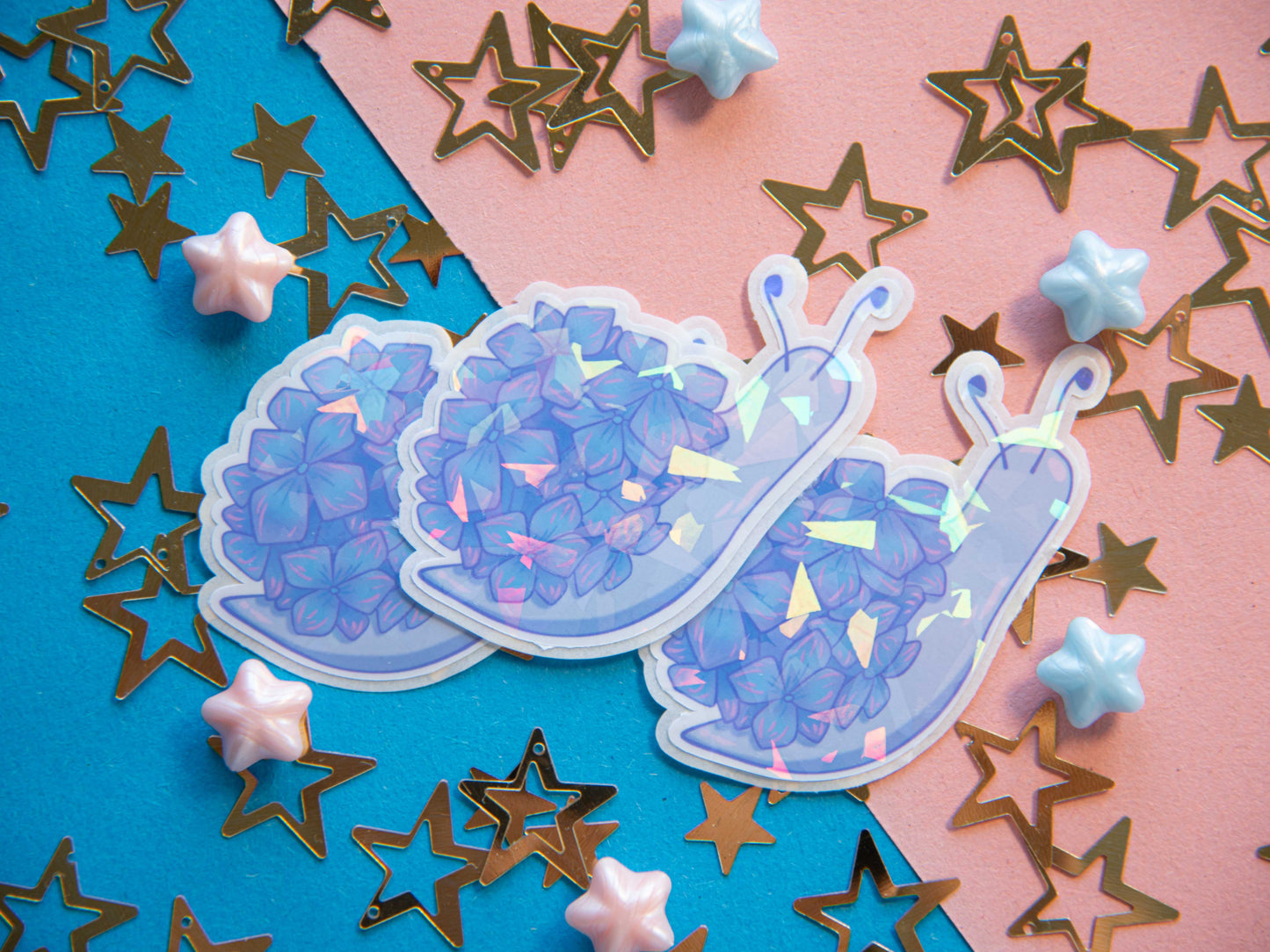 Garden Snails - Holo Stickers