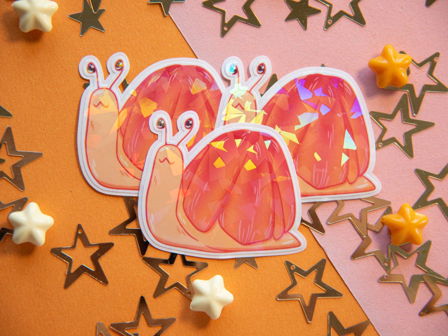 Garden Snails - Holo Stickers