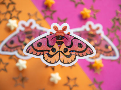 Magical Moths II - Holo Stickers