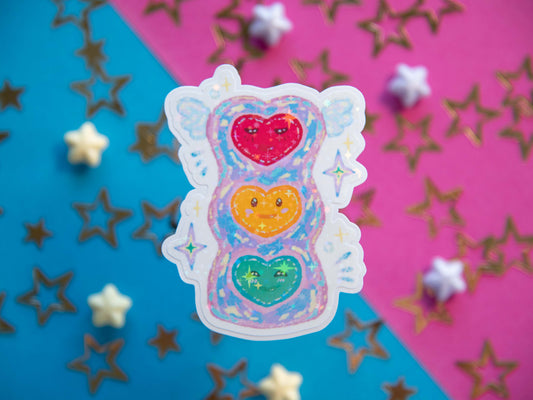 Iris Hearts - Holo Sticker