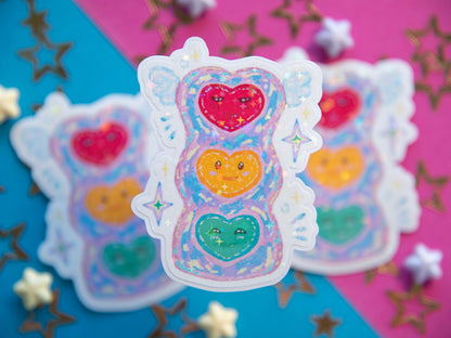 Iris Hearts - Holo Sticker
