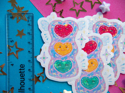 Iris Hearts - Holo Sticker