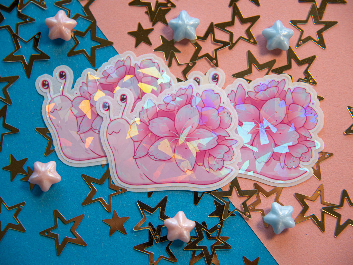 Garden Snails - Holo Stickers