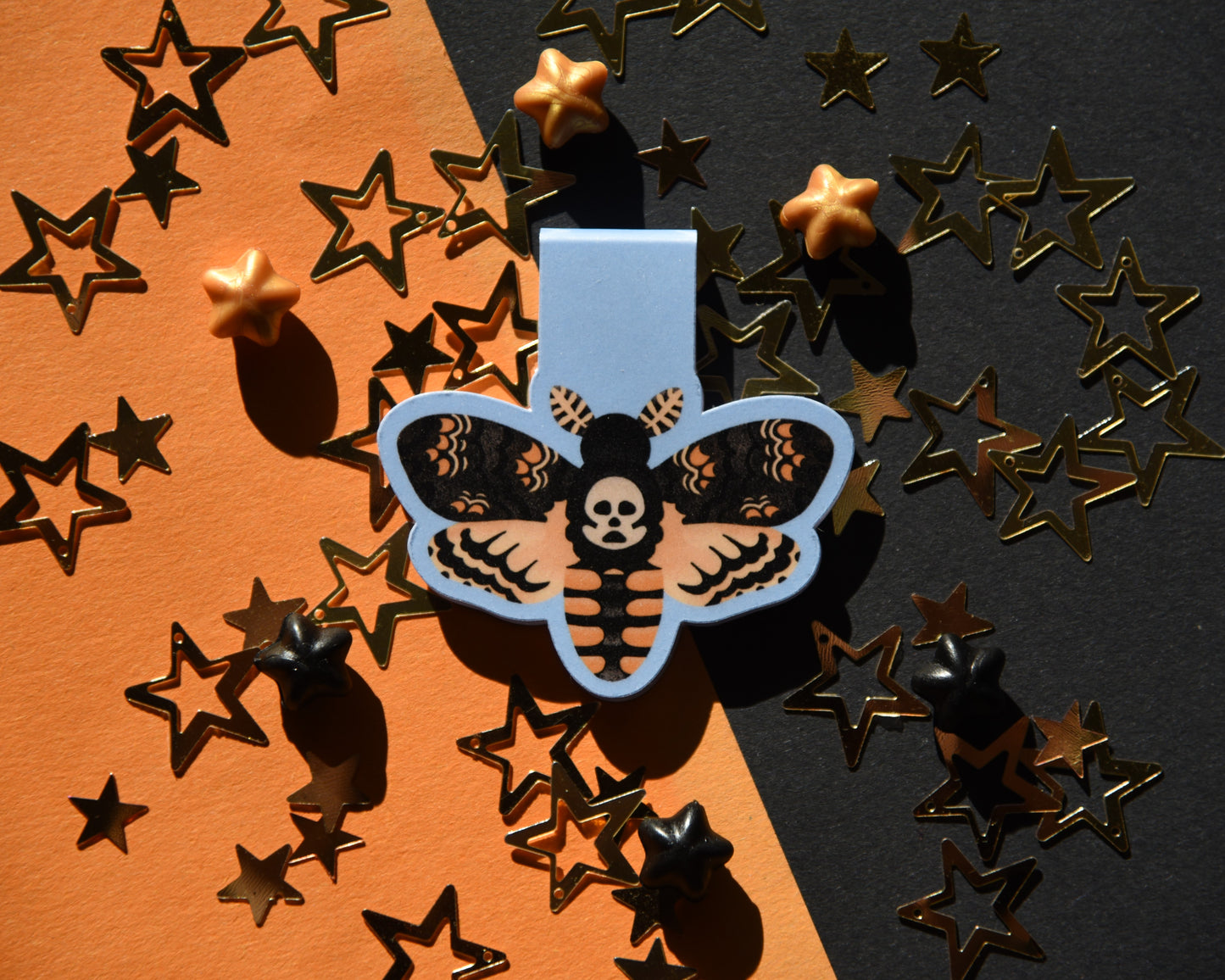 Magical Moths - Magnetic Foldable Bookmark