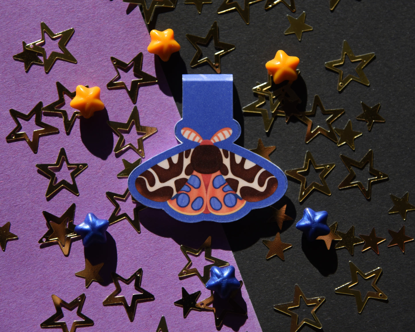 Magical Moths - Magnetic Foldable Bookmark