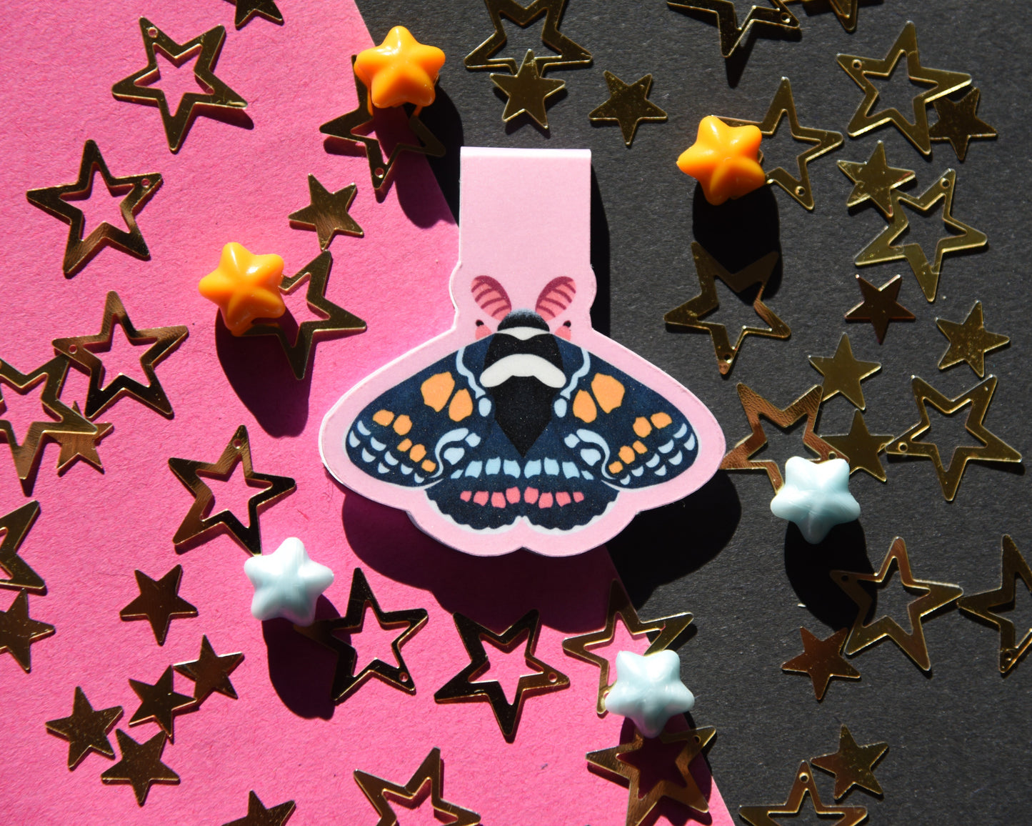 Magical Moths - Magnetic Foldable Bookmark