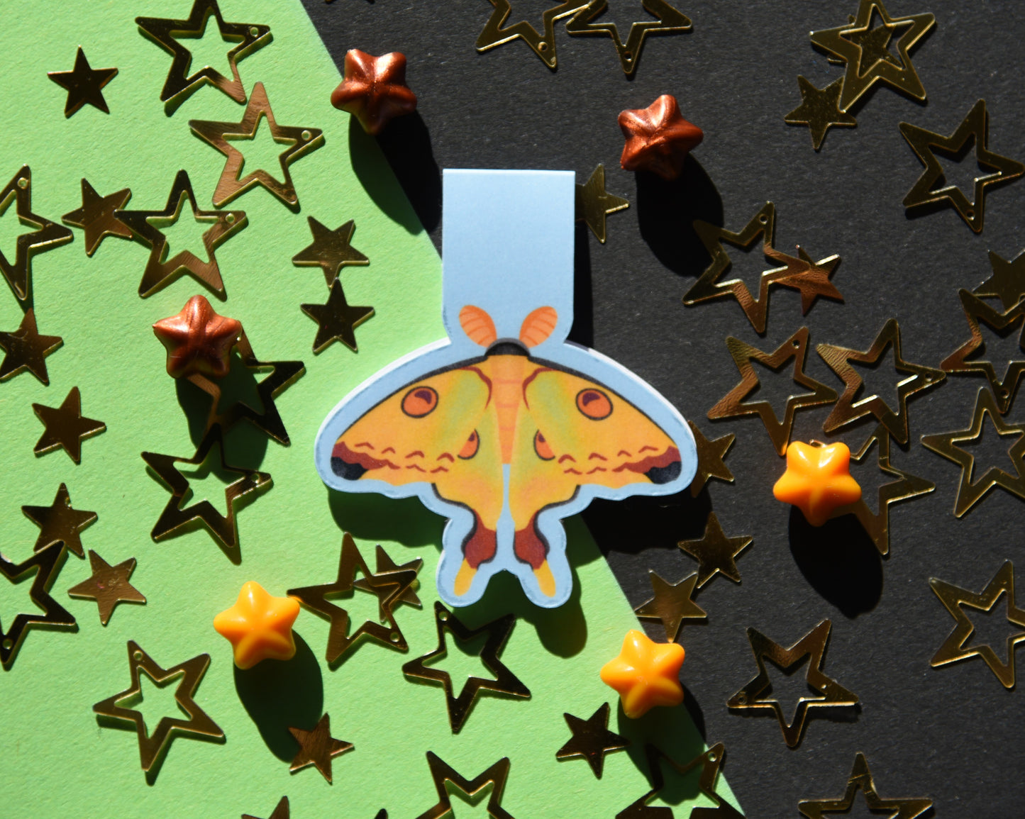 Magical Moths - Magnetic Foldable Bookmark