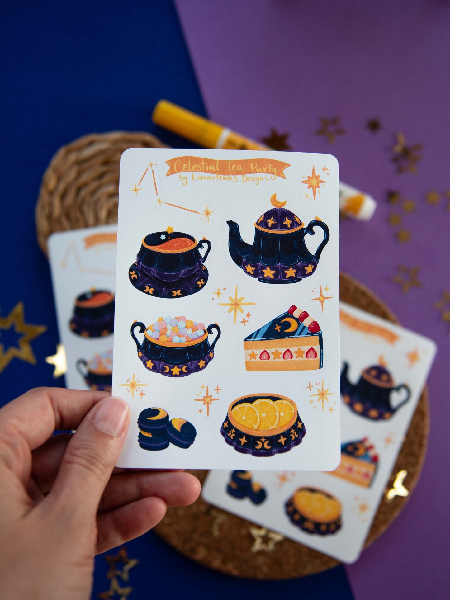 Celestial Tea Party - Sticker Sheet