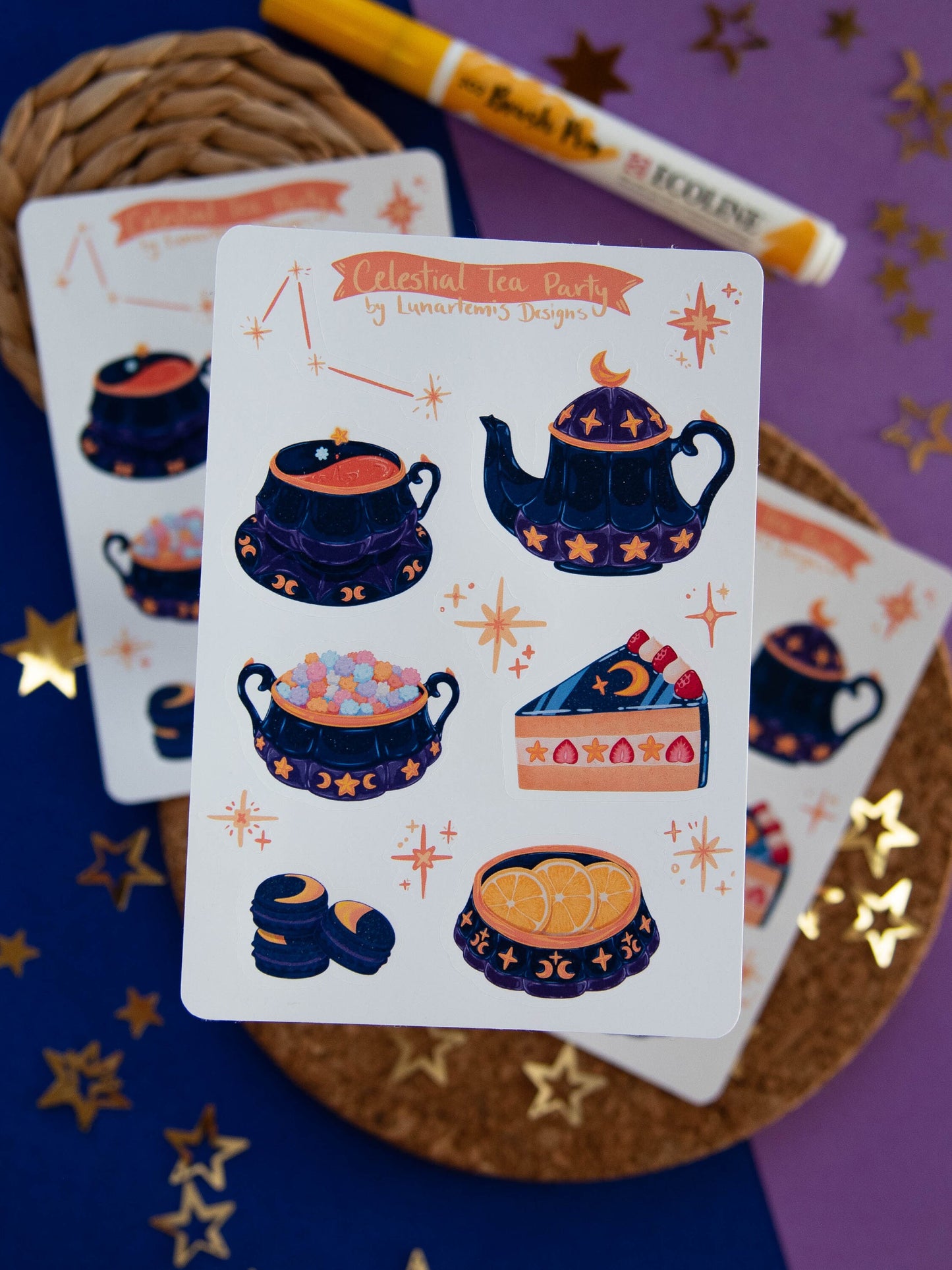 Celestial Tea Party - Sticker Sheet