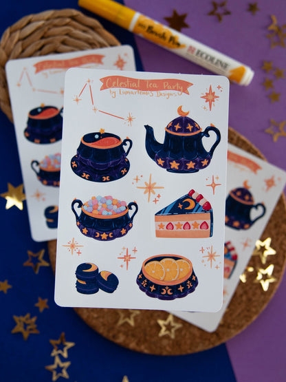 Celestial Tea Party - Sticker Sheet