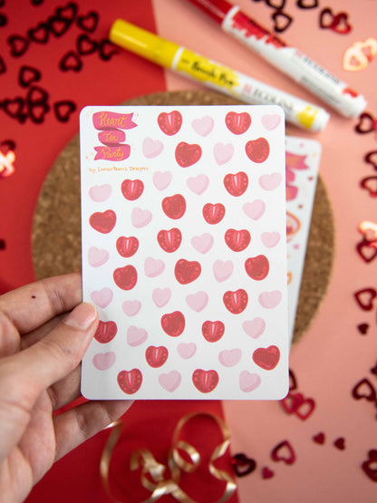 Heart Tea Party - Journal Stickers Set