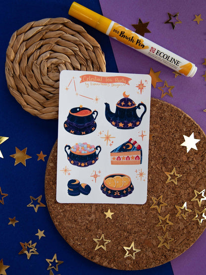Celestial Tea Party - Sticker Sheet