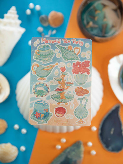 Mermaid Tea Party - Sticker Sheet