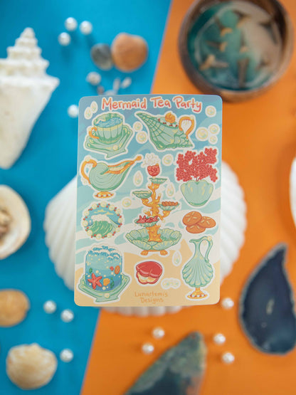 Mermaid Tea Party - Sticker Sheet