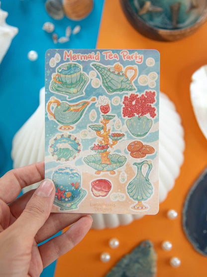 Mermaid Tea Party - Sticker Sheet