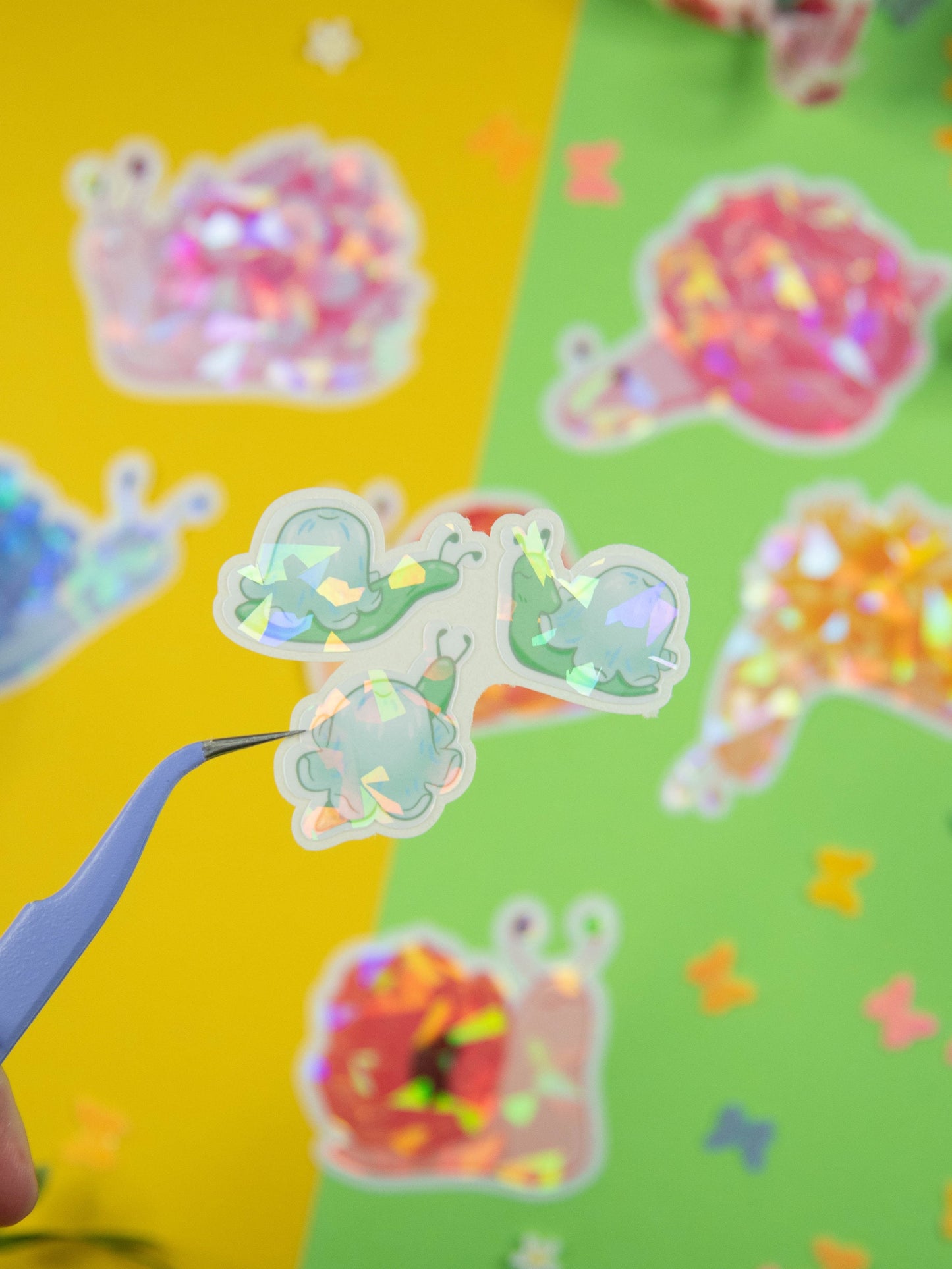 Garden Snails - Holo Stickers