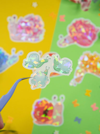 Garden Snails - Holo Stickers