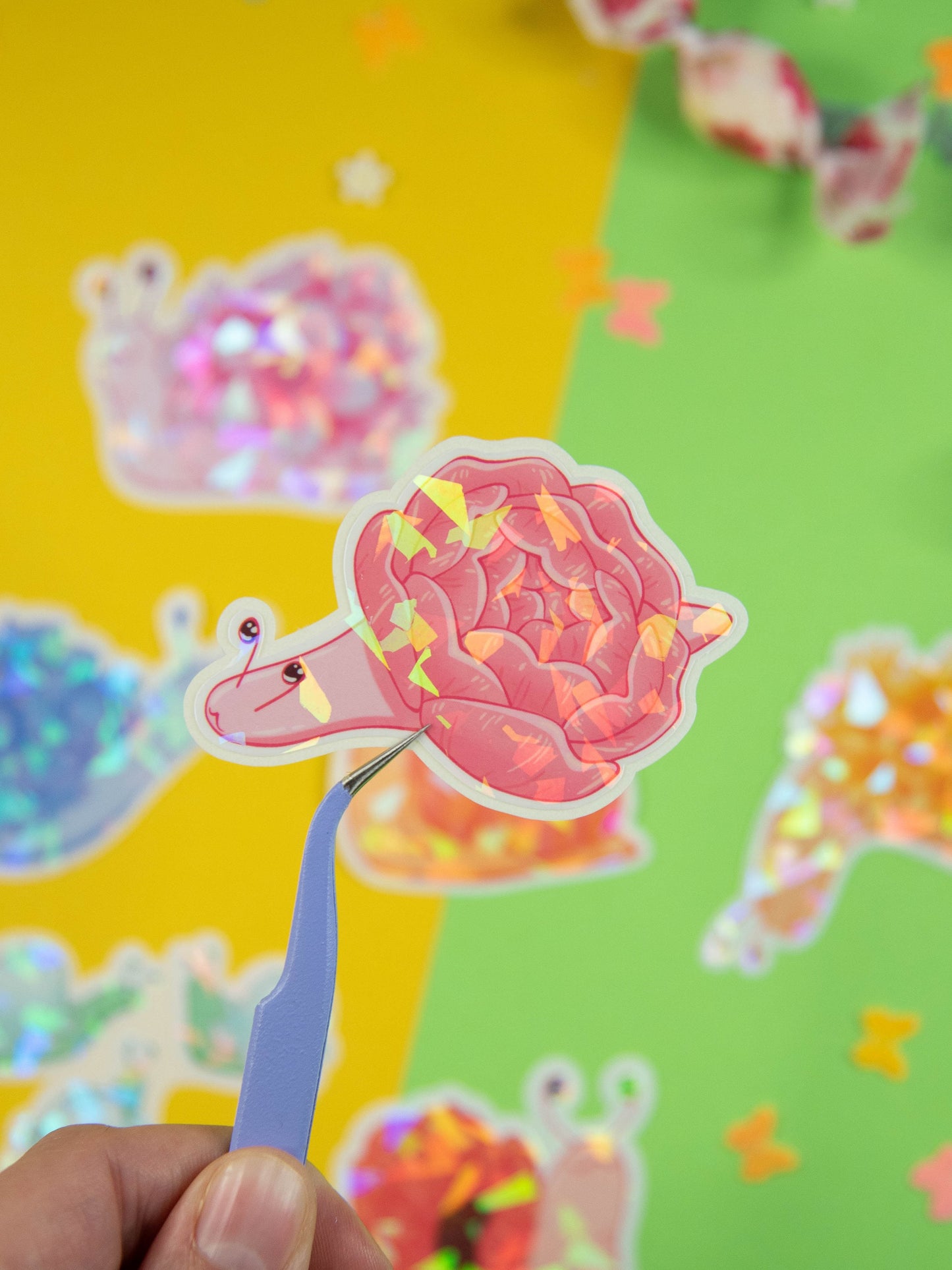 Garden Snails - Holo Stickers