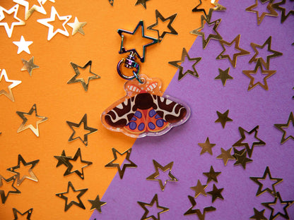 Garden Tiger Moth - Acrylic Keychain