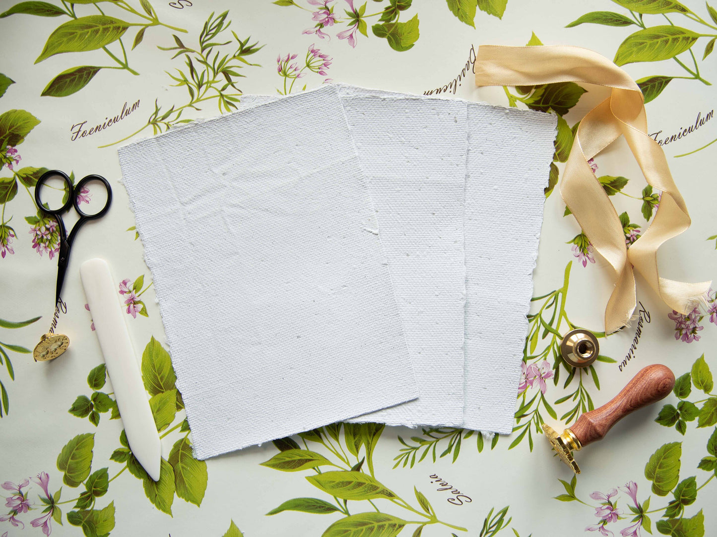 Speckled Handmade Paper - 3 Sheets Set